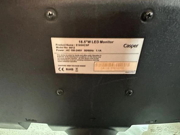 Casper M.Cs-Led185-E185Hcsp Led Monitör Hoparlörlü 2.EL KULLANILMIŞ - 2