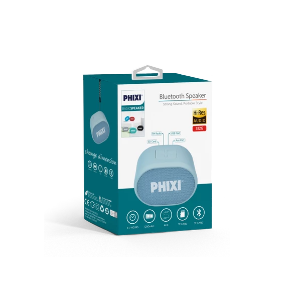 Phixi Basic S12 Kablosuz Bluetooth Hoparlör - 10