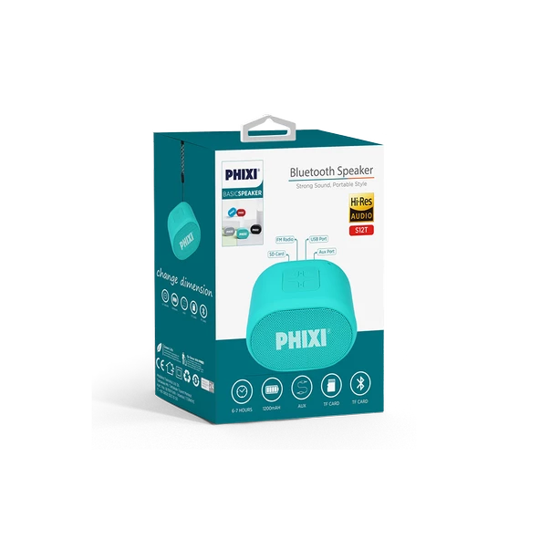 Phixi Basic S12 Kablosuz Bluetooth Hoparlör - 2
