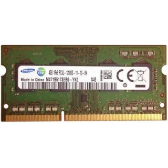 Samsung M471B5173EB0-YK0 4GB DDR3 1600 MHz SODIMM Notebook Bellek kutusuz