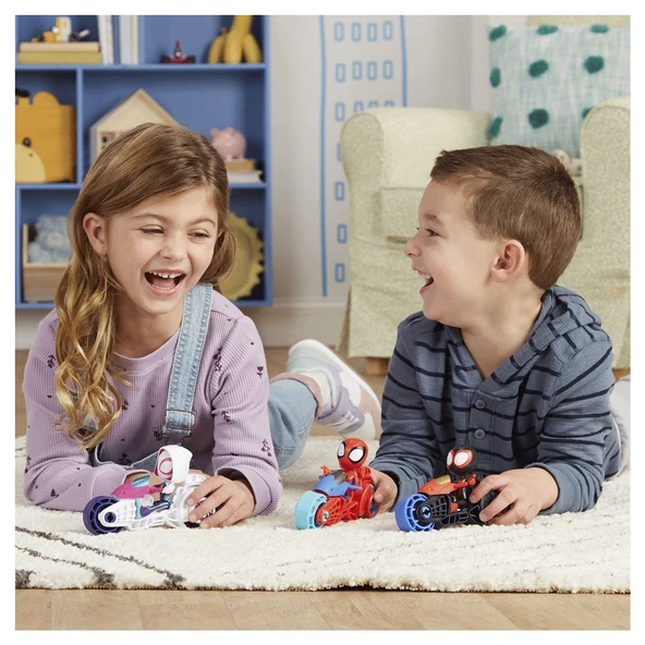 F6777 Spidey ve İnanılmaz Arkadaşları - Motorsiklet ve Figür +3 yaş - Resim 7