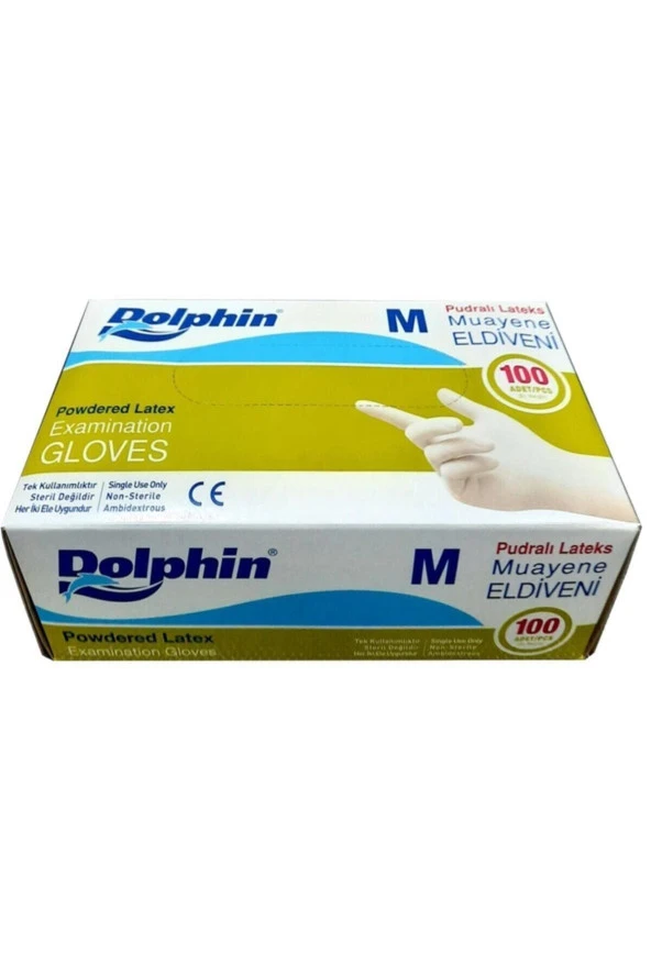 NİVEMESHOME DOLPHİN PUDRALI ELDİVEN 100 ADET M APM