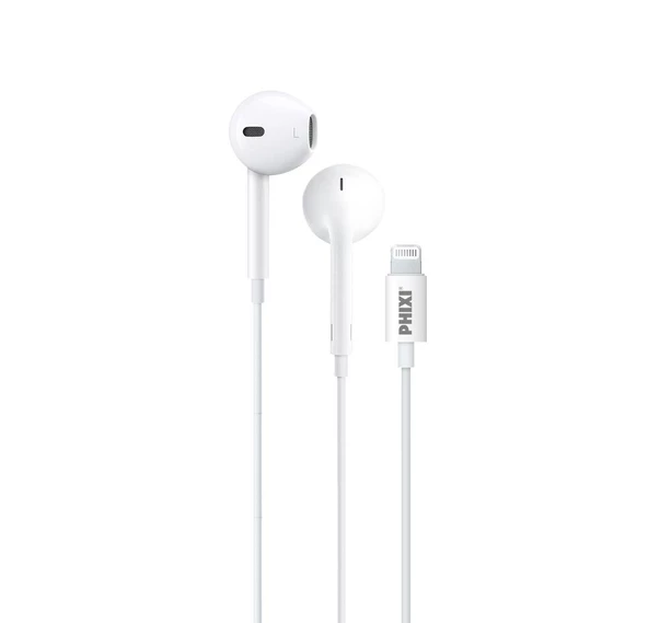 Phixi Basic BL-i7 Mikrofonlu Lightning Girişli EarPods Kulaklık