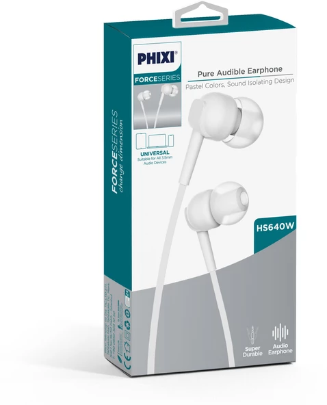 Phixi Force  HS640 Mikrofonlu Kulakiçi Kulaklık - 12