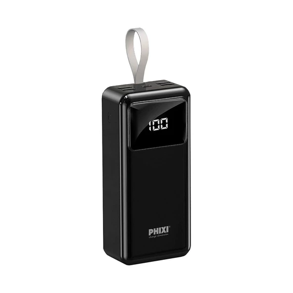 Phixi Force P30 30.000mAh 2 Çıkışlı LCD Göstergeli Powerbank