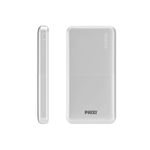 Phixi Basic P18 22.5W 10000mAh Hızlı Şarj Cihazı - PD Powerbank - 1 PD 1 USB Port LED Gösterge - Taşınabilir Şarj Cihazı - 6