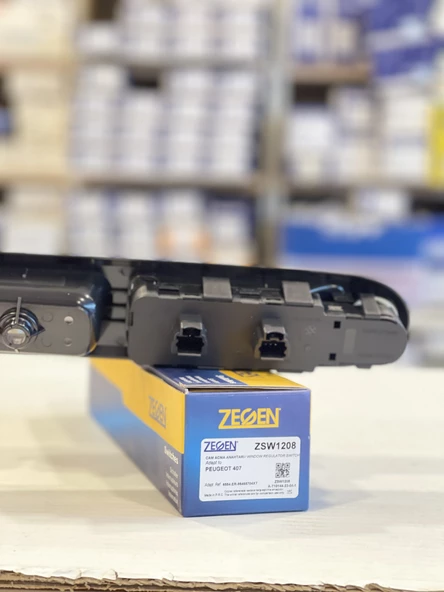 ZEGEN Peugeot 407(2004 - 2011) ön cam düğmesi sol 9 pin (6554ER) - 2