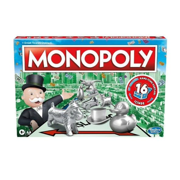 C1009 Hasbro Gaming - Monopoly +8 yaş