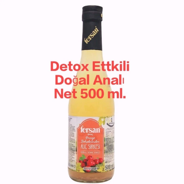 Fersan Detox Etkili Doğal Alıç Sirkesi 500 ml.