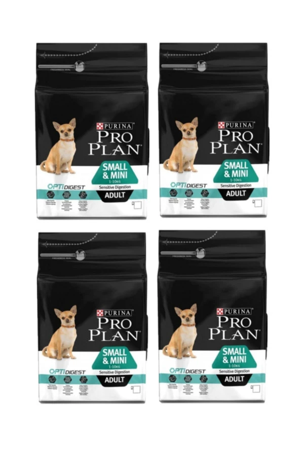 Pro Plan Small Mini Adult Kuzu Etli Köpek Maması 3kg 4 Adet