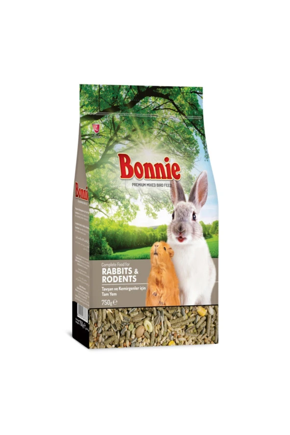 Bonnıe Kuş Yemi Tavşan Ve Kemirgen 750 Gr