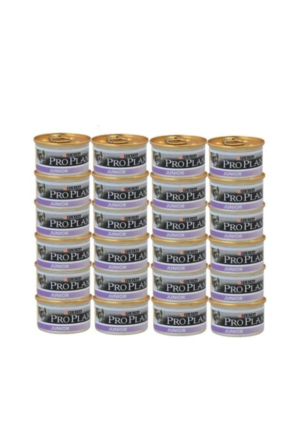 Junior Tavuk Etli Yavru Kedi Konservesi 12 Adet X 85 Gr