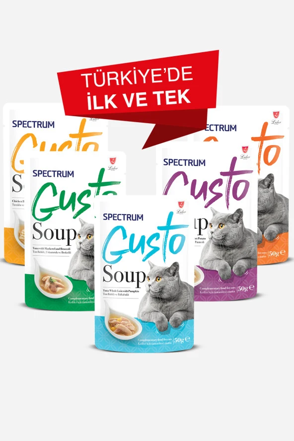 Kediler Bu Çorba'ya Çıldırıyor Vitamin Deposu 5 Farklı Çeşit 5 Adet