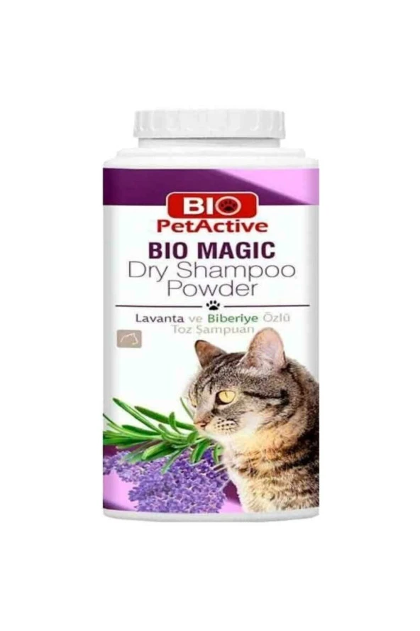 Bio Pet Active Lavanta Ve Biberiye Özlü Kuru Kedi Şampuanı 150 Gr