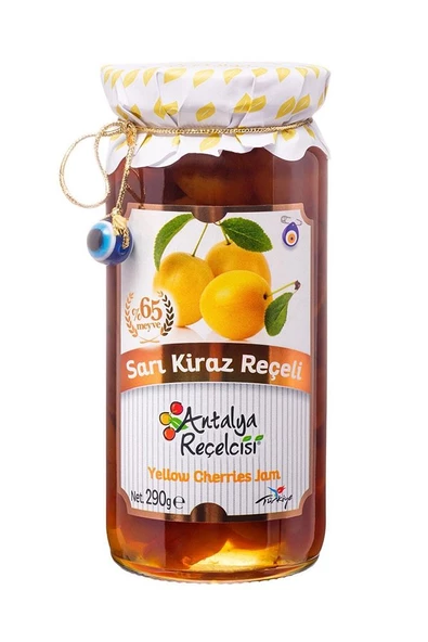 Sarı Kiraz Reçeli 290g Cam Kavanoz