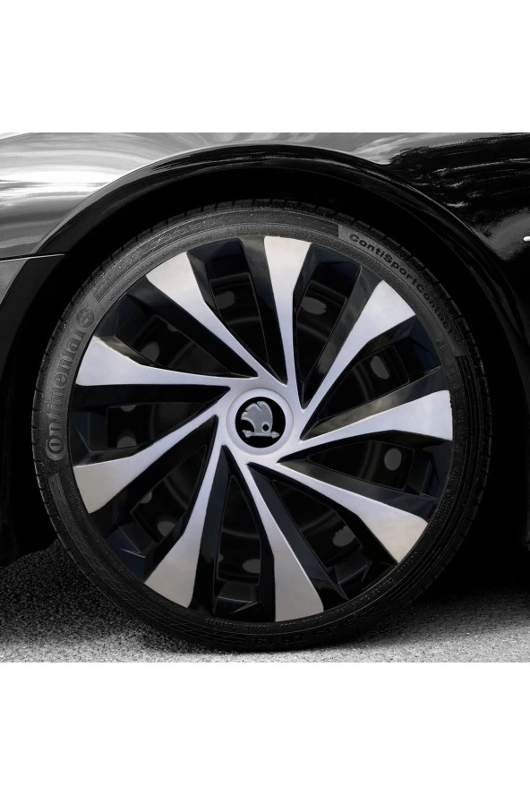 Skoda 15'' Inç Uyumlu Jant Kapağı 4 Adet 1 Takım 3005