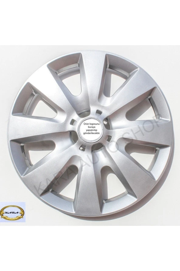 Ford Tourneo 15"inç Kırılmaz 4 Adet 1 Takım Gri Jant Kapağı