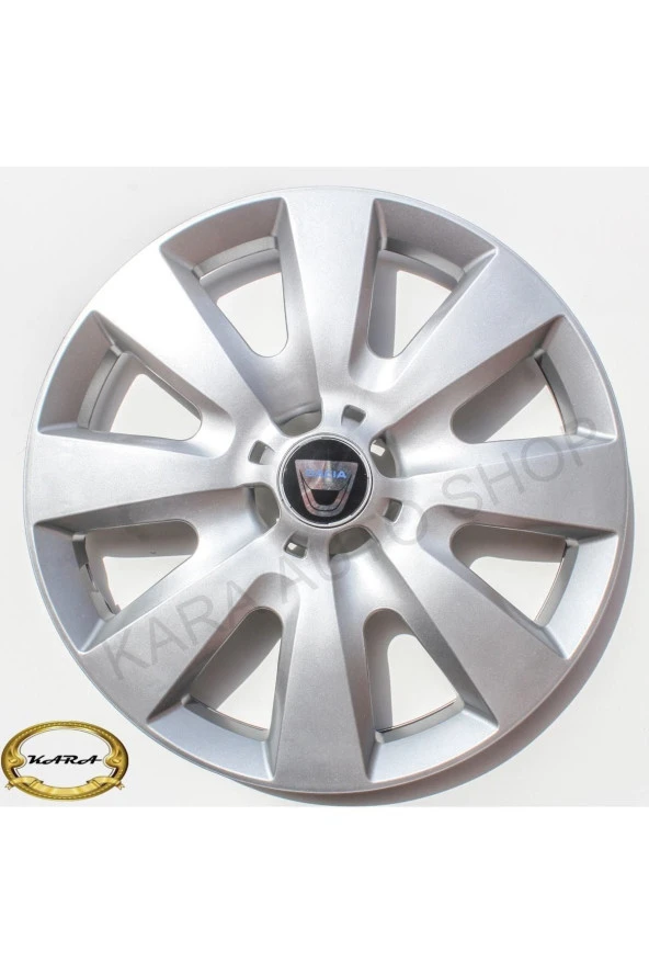 Solenza 15"inç Kırılmaz 4 Adet 1 Takım Gri Jant Kapağı