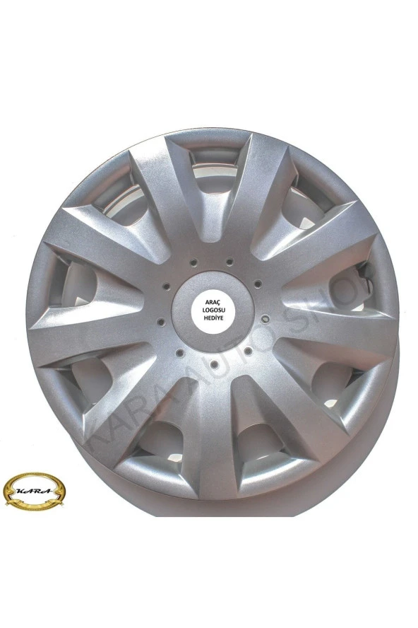 Ford Tourneo 15"inç Kırılmaz 4 Adet 1 Takım Gri Jant Kapağı