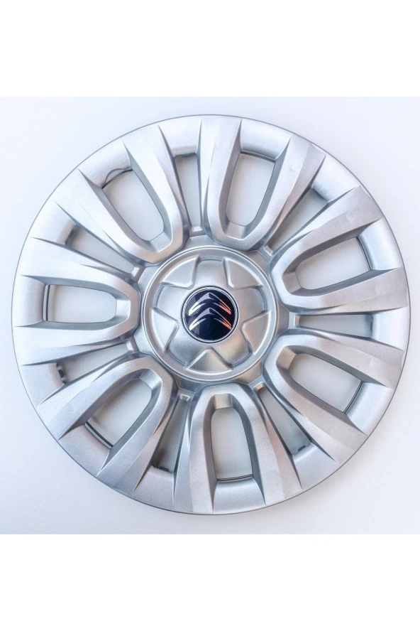Zx 15"inç Kırılmaz 4 Adet 1 Takım Gri Jant Kapağı