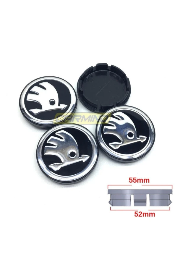 55mm Çelik Jant Göbeği 4 Adet 1 Takım Set