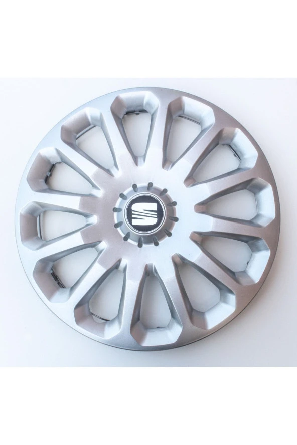 Seat Toleda 15"inç Kırılmaz 4 Adet 1 Takım Gri Jant Kapağı