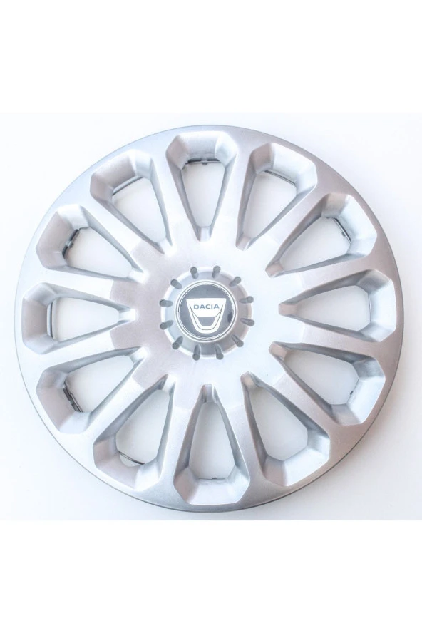 Duster 14"inç Kırılmaz 4 Adet 1 Takım Gri Jant Kapağı