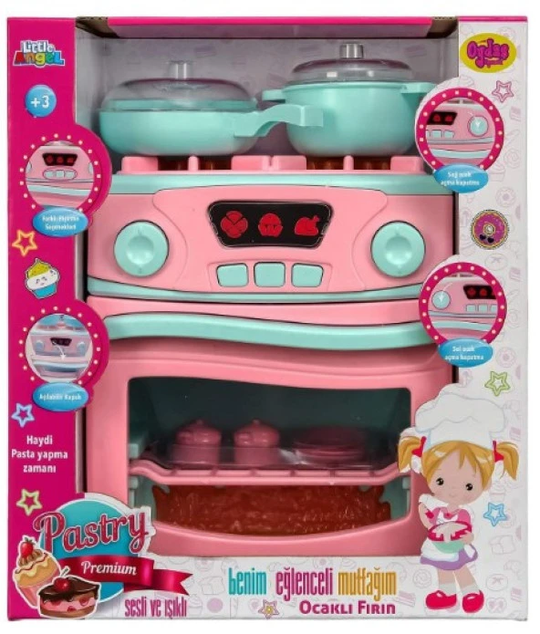 Oydaş Oyuncak 2609 Pilli Ocaklı Fırın Seti Oyuncak - 2