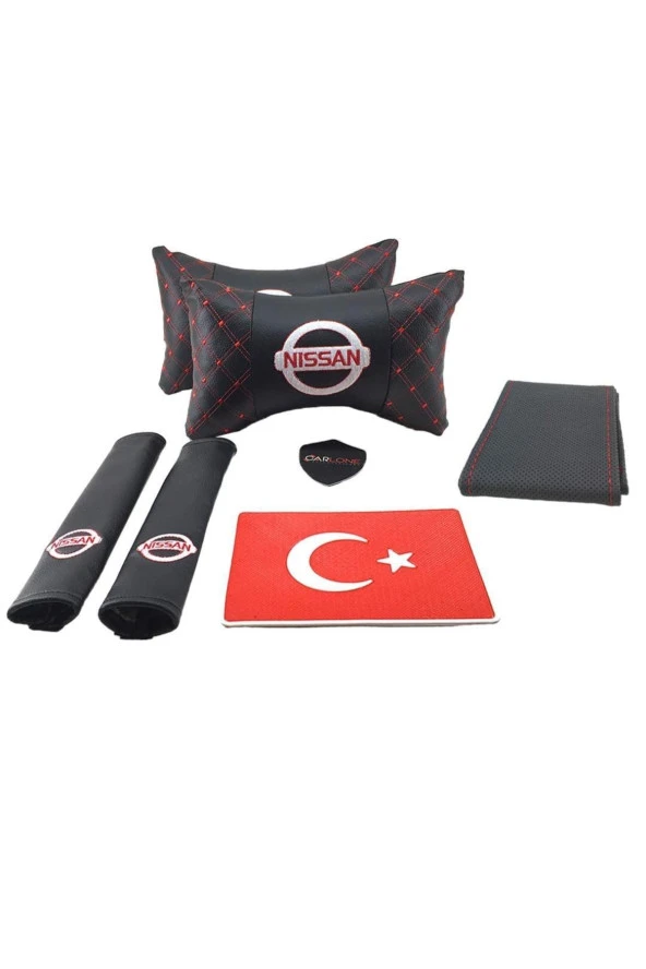 Nissan uyumlu Deri Yastık Kemer Konfor Paketi