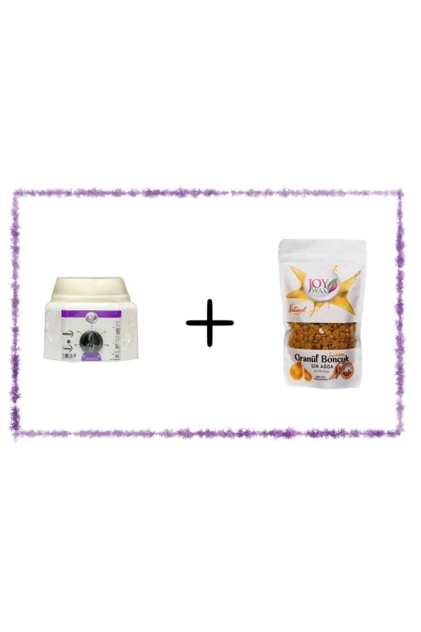 JOYWAX Isıtıcı Kazan + Granül Boncuk Ağda Naturel - 2