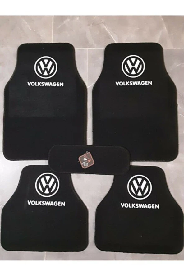Caddy Logolu Siyah Halıfleks Paspas Seti