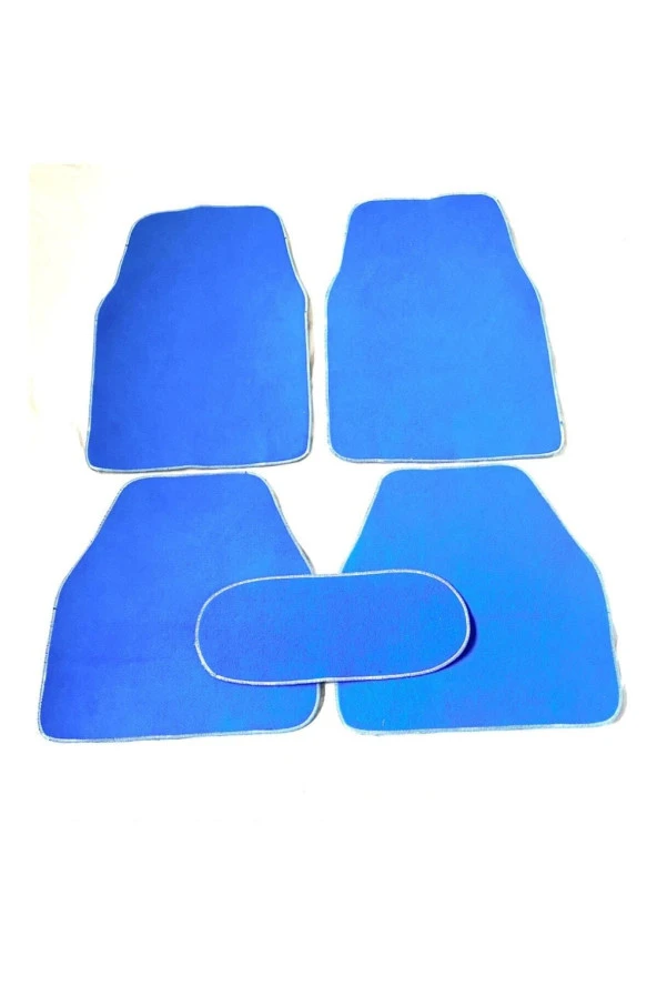 Ford Granada Düz Baskısız Mavi Halıfleks 5 Parça Paspas Seti