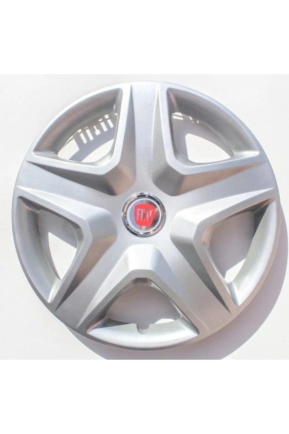 Doblo 15"inç Kırılmaz 4 Adet 1 Takım Gri Jant Kapağı Seti