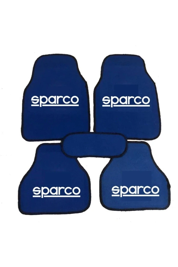 Bmw 1 Serisi Sparco Mavi Halıfleks 5 Parça Paspas Seti