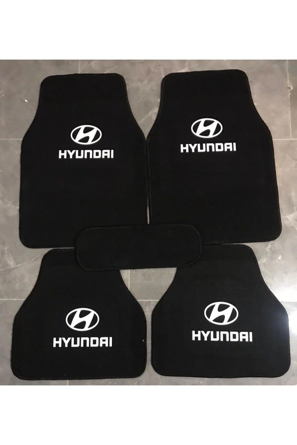 I20 Logolu Siyah Halıfleks Paspas Seti