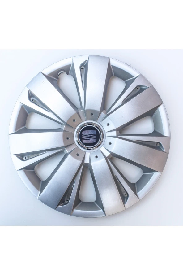 Seat Toleda 15"inç Kırılmaz 4 Adet 1 Takım Gri Jant Kapağı