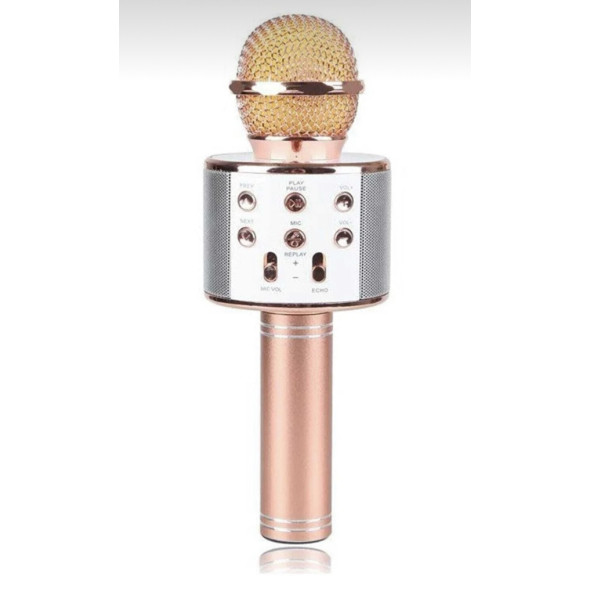 WS-858 BLUETOOTH HOPARLÖRLÜ KARAOKE MİKROFON - 7