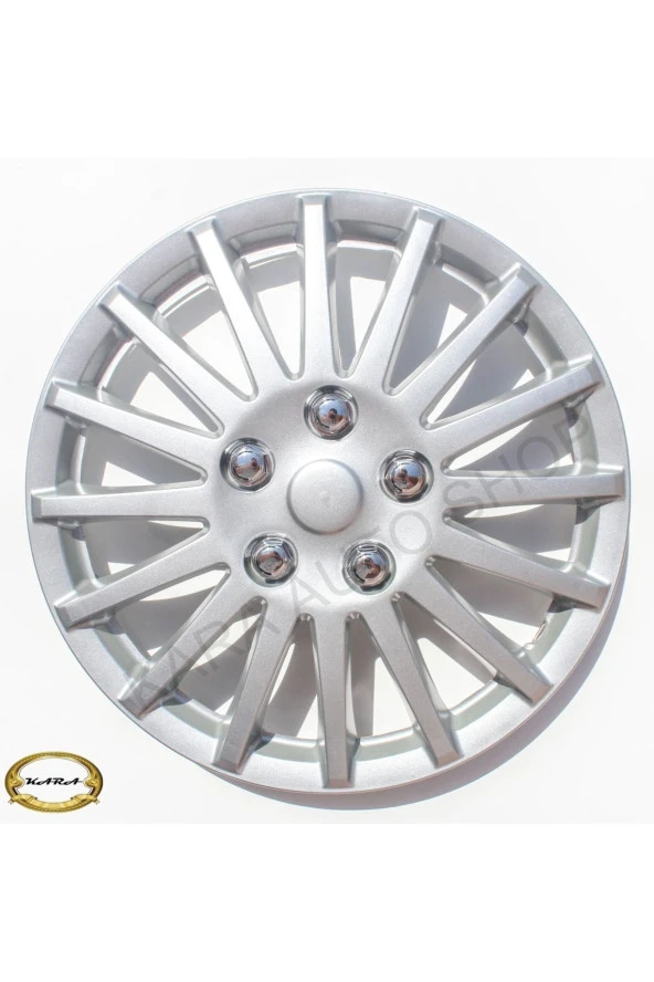 Ford Festiva 13"inç Kırılmaz 4 Adet 1 Takım Gri Jant Kapağı Seti