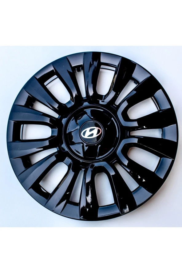 I20 15"inç Kırılmaz 4 Adet 1 Takım Piano Black Jant Kapağı