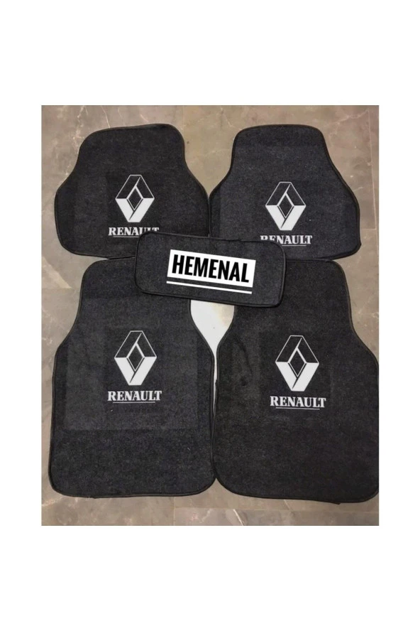 Renault Symbol Logolu Siyah Halıfleks Paspas Seti