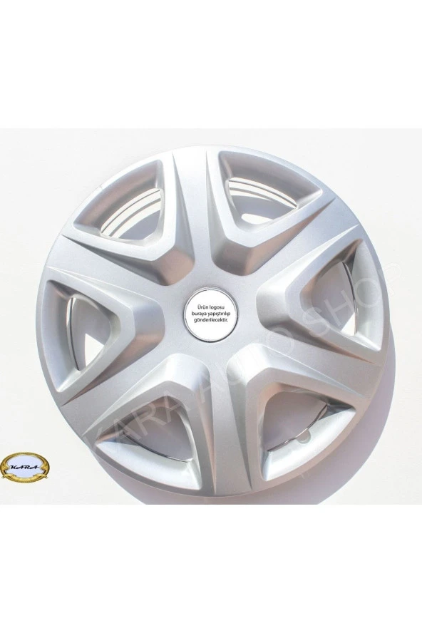 Ford Ka 14"inç Kırılmaz 4 Adet 1 Takım Gri Jant Kapağı