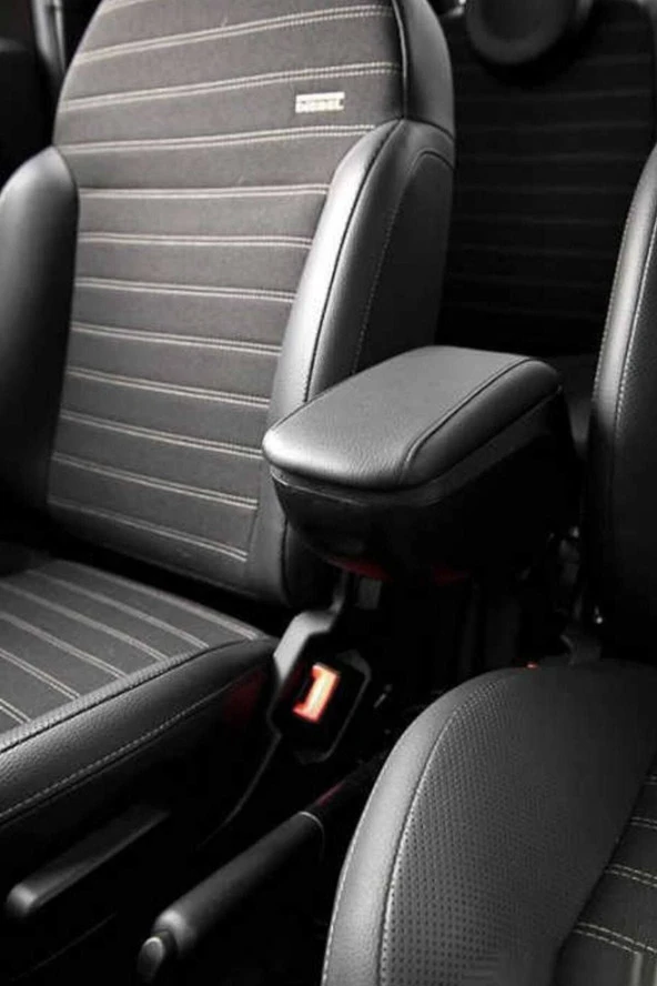 Renault Clio Siyah Kızaklı Saklama Bölmeli Ayarlanabilir Üniversal Kol Dayama Kolçak