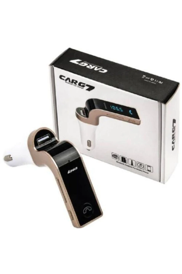 Car G7 Charger Bluetooth Araç Kiti Çakmaklık Sarjı