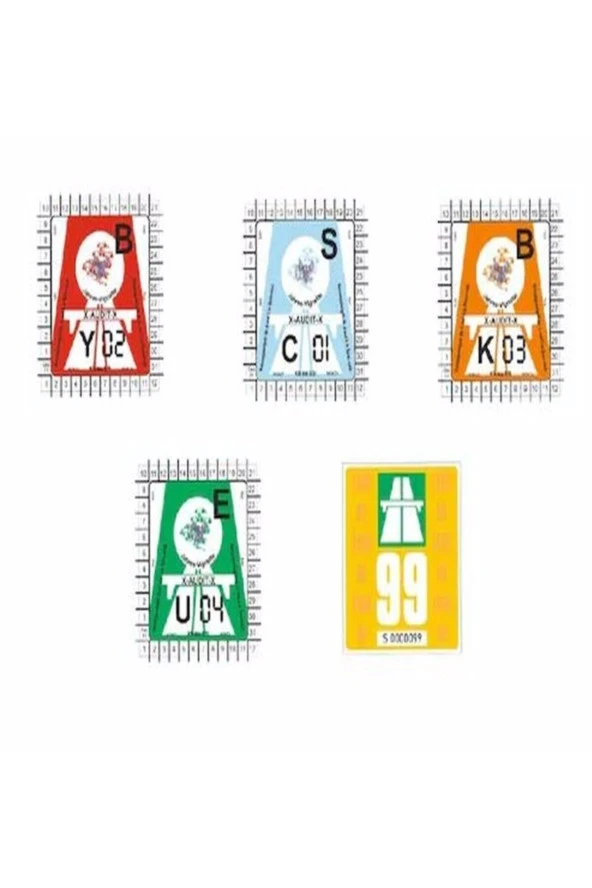 Ön Cam Gümrük Pulu Nostalji Sticker