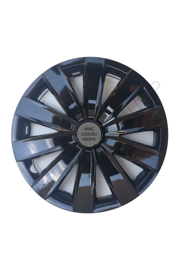 Ford Transit 16"inç Kırılmaz 4 Adet 1 Takım Piano Black Jant Kapağı