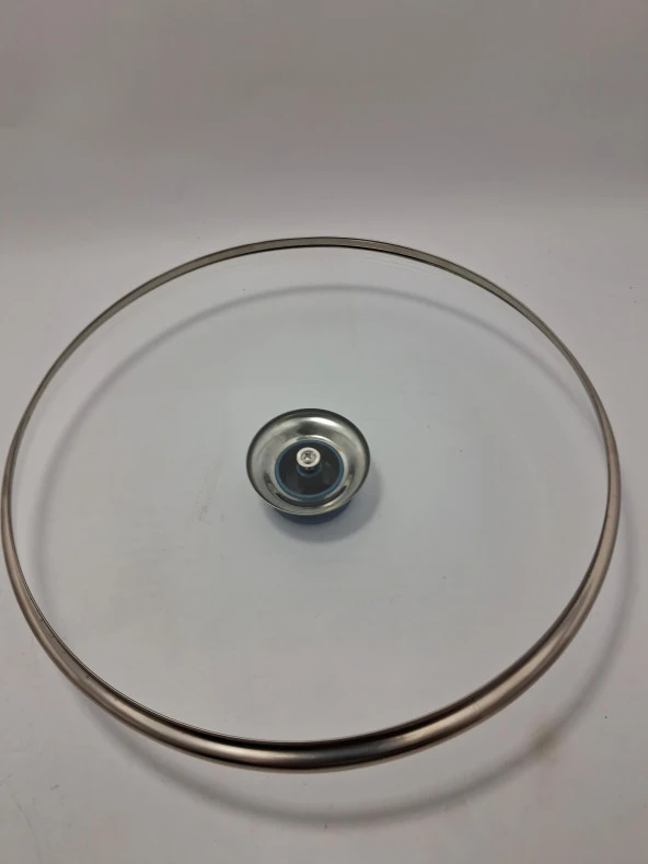 CAM KAPAK 28 CM VE PARLİEMENT MAVİ KULP - Resim 4