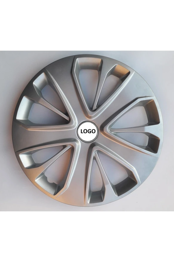 Seat Toleda 15"inç Kırılmaz 4 Adet 1 Takım Gri Jant Kapağı - 1