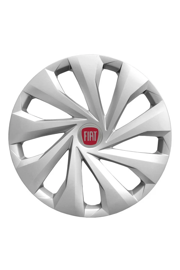 Fiat Egea 16 Inç Jant Kapağı Amblemli Gri 4 Adet 1 Takım 131