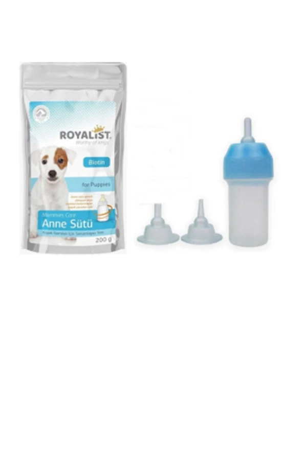 Royalist Yavru Köpek Süt Tozu Anne Sütü + Biberon 40 Ml Biberon (royalist Farkı Ile)