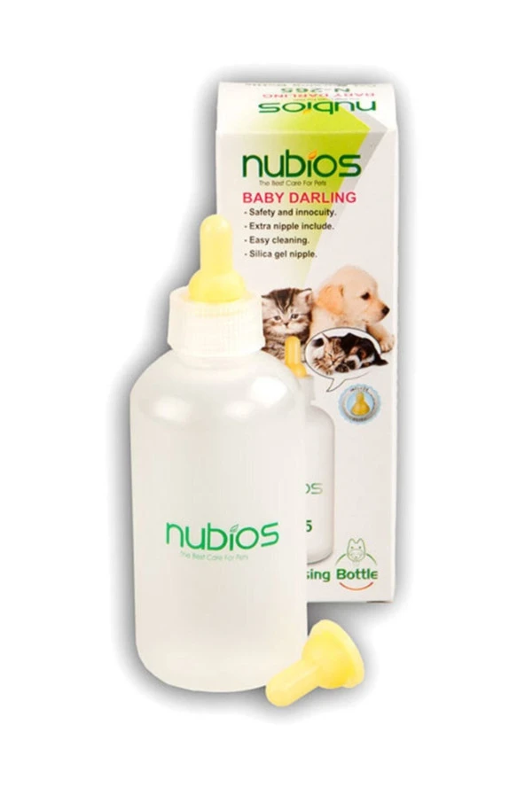 Yavru Kedi Ve Köpekler Için Biberon + Yedek Emzik 55ml